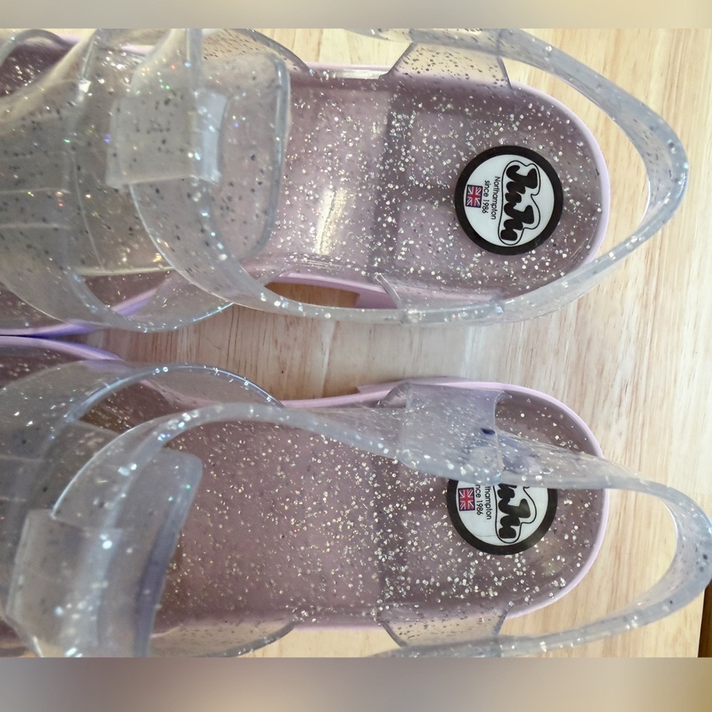 JuJu Northampton glitter chunky heel sandal size 8 - Picture 7 of 10